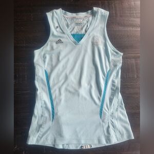 Adidas Women's Aqua Blue Swim Top
